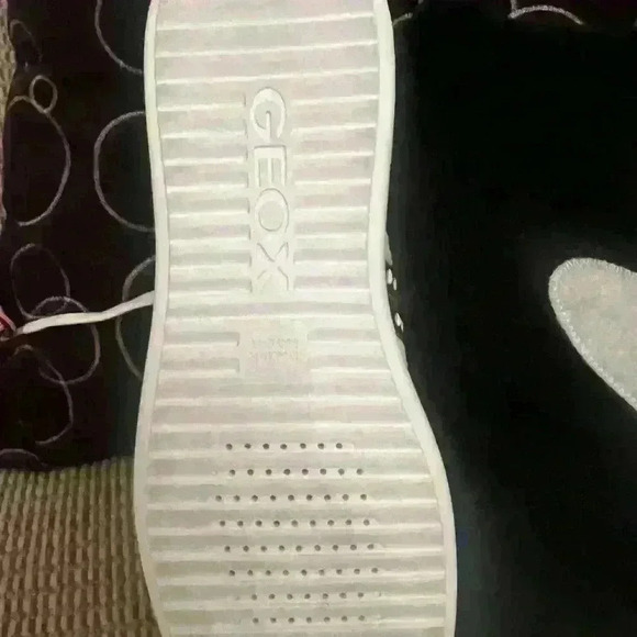 Geox sneakers womens size 9 Sand/ Gold DO2FED W Animal Print back - Picture 10 of 10